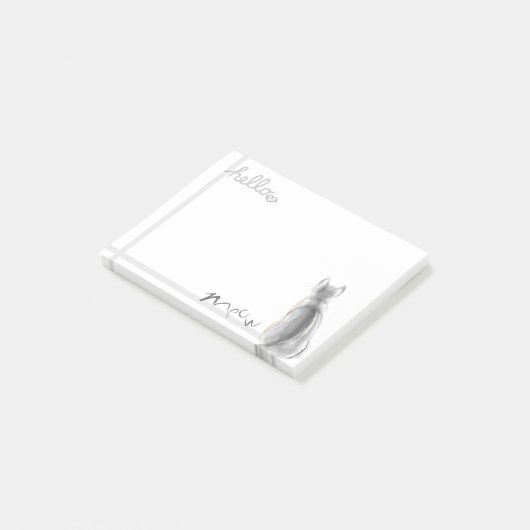 Kat's Meow Post-it Notes (Schuin)