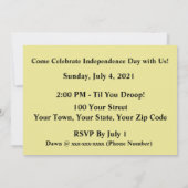 Kat's Meow - Uitnodiging BBQ Party (Achterkant)