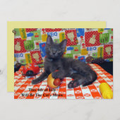 Kat's Meow - Uitnodiging BBQ Party (Voorkant / Achterkant)