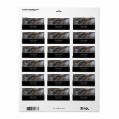 Kat's Oog-Adresetiketten Etiket (Full Sheet)