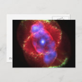 Kat's Ooggloeiende gloed Briefkaart (Voorkant / Achterkant)