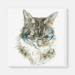 Kat's oogleesbril CAT Magnet