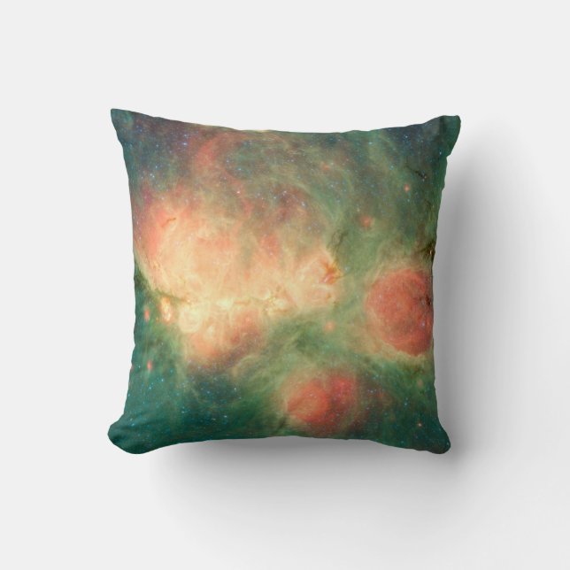 Kat's Paw Nebula Melkweg Kussen (Voorkant)