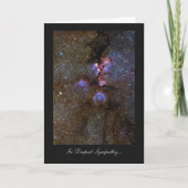 Kat's Paw Nebula - met diepste sympathie Kaart (Voorkant)