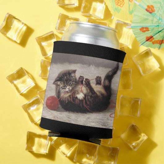 Kat's slede, een kat-speelbak van Yarn Blikjeskoeler (Insitu Zomer)