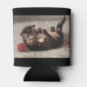 Kat's slede, een kat-speelbak van Yarn Blikjeskoeler (Achterkant)