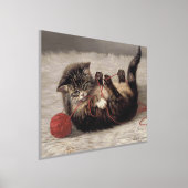 Kat's slede, een kat-speelbak van Yarn Folie Afdrukken (Laagn)