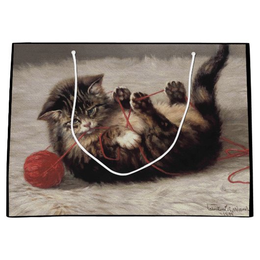 Kat's slede, een kat-speelbak van Yarn Groot Cadeauzakje (Voorkant)