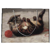 Kat's slede, een kat-speelbak van Yarn Groot Cadeauzakje (Achterkant)