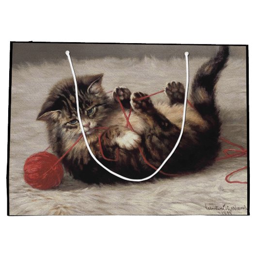 Kat's slede, een kat-speelbak van Yarn Groot Cadeauzakje (Achterkant)