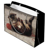 Kat's slede, een kat-speelbak van Yarn Groot Cadeauzakje (Achterkant Gekanteld)