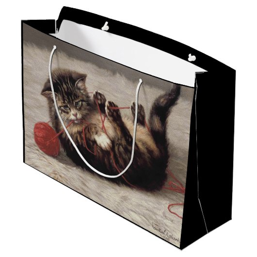 Kat's slede, een kat-speelbak van Yarn Groot Cadeauzakje (Achterkant Gekanteld)