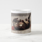 Kat's slede, een kat-speelbak van Yarn Grote Koffiekop (Voorkant)