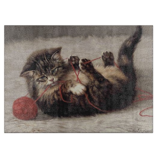 Kat's slede, een kat-speelbak van Yarn Snijplank (Voorkant)