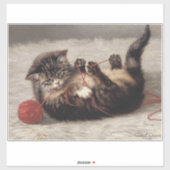 Kat's slede, een kat-speelbak van Yarn Sticker (Vel)