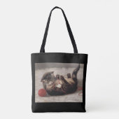 Kat's slede, een kat-speelbak van Yarn Tote Bag (Achterkant)