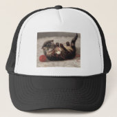 Kat's slede, een kat-speelbak van Yarn Trucker Pet (Voorkant)