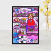 Kat's Sweet Shoppe-Kaart Kaart (Gele Bloem)