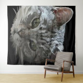 Kat's Tapijt Wandkleed (In Situ (horizontaal))