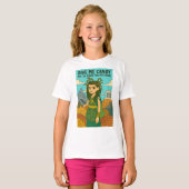 Kat's wraak Halloween-ontwerp T-shirt (Voorkant volledig)