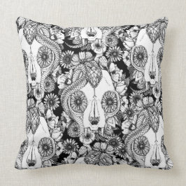 katschedel vocht zwart wit kussen