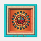 Katsina Sun Face Magneet (Voorkant)