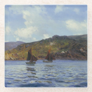 Katspootjes van het Land (door Henry Moore) Glazen Onderzetter