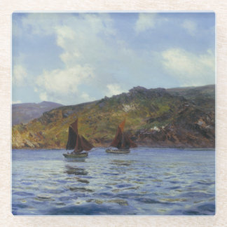 Katspootjes van het Land (door Henry Moore) Glazen Onderzetter