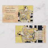 Katsukawa Shunsho Actor als Samurai Katana art Visitekaartje (Voorkant / Achterkant)