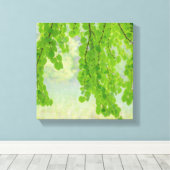 Katsura Tree Limbs in Springtime | Seabeck, WA Canvas Afdruk (Insitu (Houten vloer))