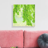Katsura Tree Limbs in Springtime | Seabeck, WA Canvas Afdruk (Insitu (Woonkamer))