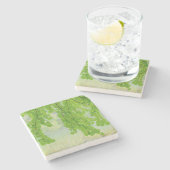 Katsura Tree Limbs in Springtime | Seabeck, WA Stenen Onderzetter (Zijkant)