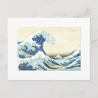 Katsushika Great Wave van Kanagawa-Briefkaarten Briefkaart