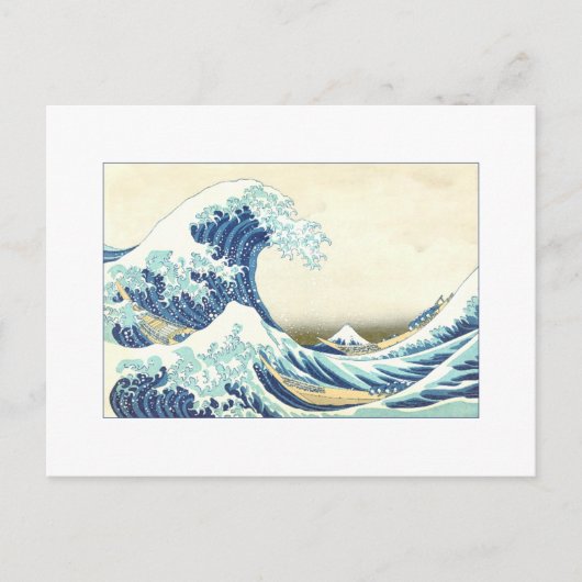 Katsushika Great Wave van Kanagawa-Briefkaarten Briefkaart (Voorkant)