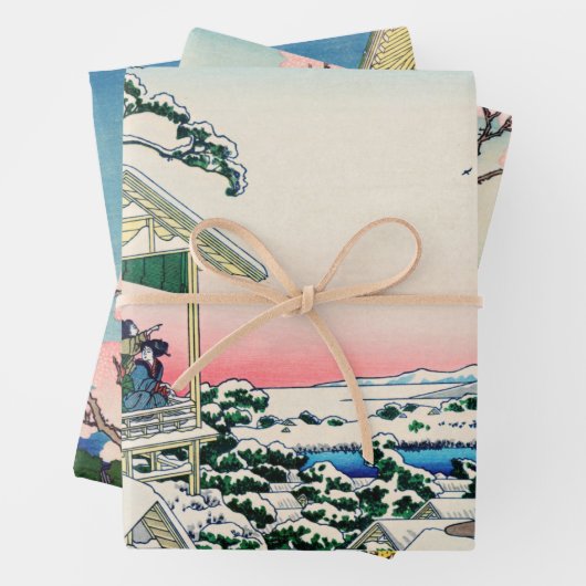 Katsushika Hokusai - 36 Gezichten op Mount Fuji Inpakpapier Vel (In situ)