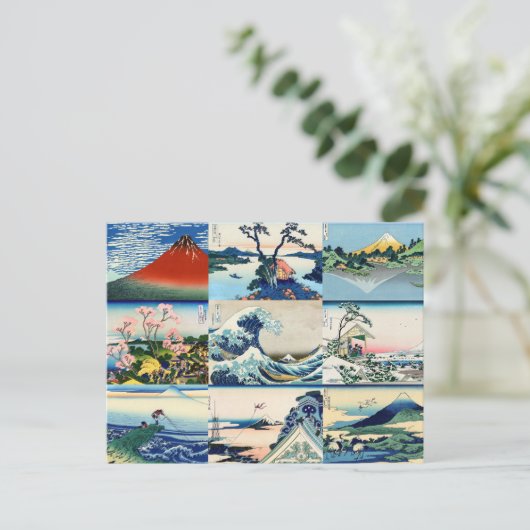 Katsushika Hokusai - 36 Gezichten op Mt Fuji selec Briefkaart (Staand voorkant)