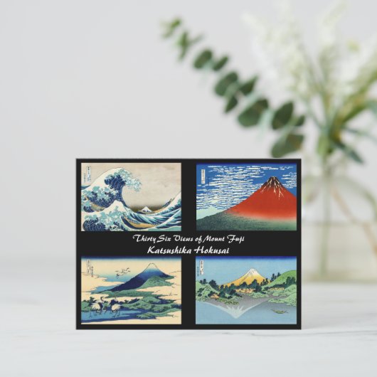 Katsushika Hokusai - 36 Uitzichten van de berg Fuj Briefkaart (Staand voorkant)