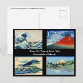 Katsushika Hokusai - 36 Uitzichten van de berg Fuj Briefkaart (Voorkant / Achterkant)