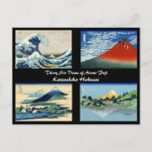 Katsushika Hokusai - 36 Uitzichten van de berg Fuj Briefkaart (Voorkant)