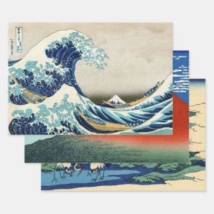 Katsushika Hokusai - 36 Uitzichten van de berg Fuj Inpakpapier Vel