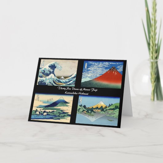 Katsushika Hokusai - 36 Uitzichten van de berg Fuj Kaart (Voorkant)