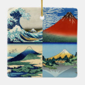 Katsushika Hokusai - 36 Uitzichten van de berg Fuj Keramisch Ornament (Achterkant)