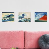 Katsushika Hokusai - 36 Uitzichten van de berg Fuj Muurkunst Sets (Woonkamer)