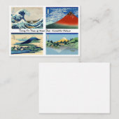 Katsushika Hokusai - 36 Uitzichten van de berg Fuj Notitiekaartje (Voorkant / Achterkant)