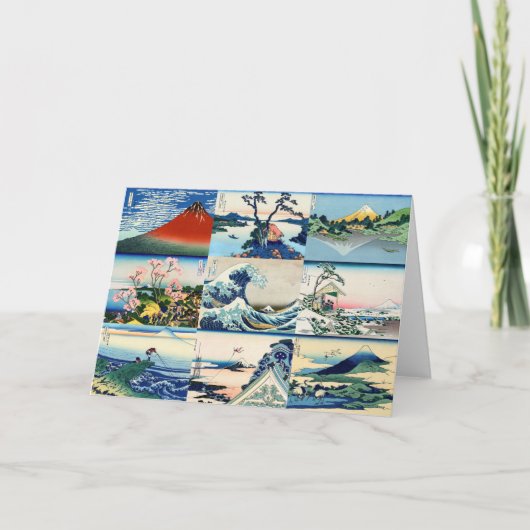 Katsushika Hokusai - 36 Uitzichten van de heer Fuj Kaart (Voorkant)