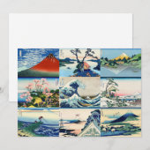 Katsushika Hokusai - 36 Uitzichten van de heer Fuj Kaart (Voorkant / Achterkant)