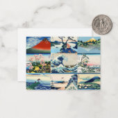 Katsushika Hokusai - 36 Uitzichten van de heer Fuj Notitiekaartje (Voorkant / Achterkant in situ)