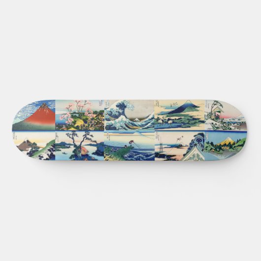 Katsushika Hokusai - 36 Uitzichten van de heer Fuj Persoonlijk Skateboard (Horizontaal)