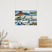 Katsushika Hokusai - 36 Uitzichten van de heer Fuj Poster (Keuken)