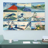 Katsushika Hokusai - 36 Uitzichten van de heer Fuj Spandoek (Beurs)